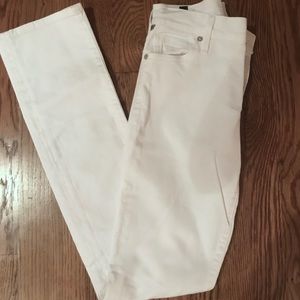 Citizens of Humanity White Jeans- Ava Straight Leg